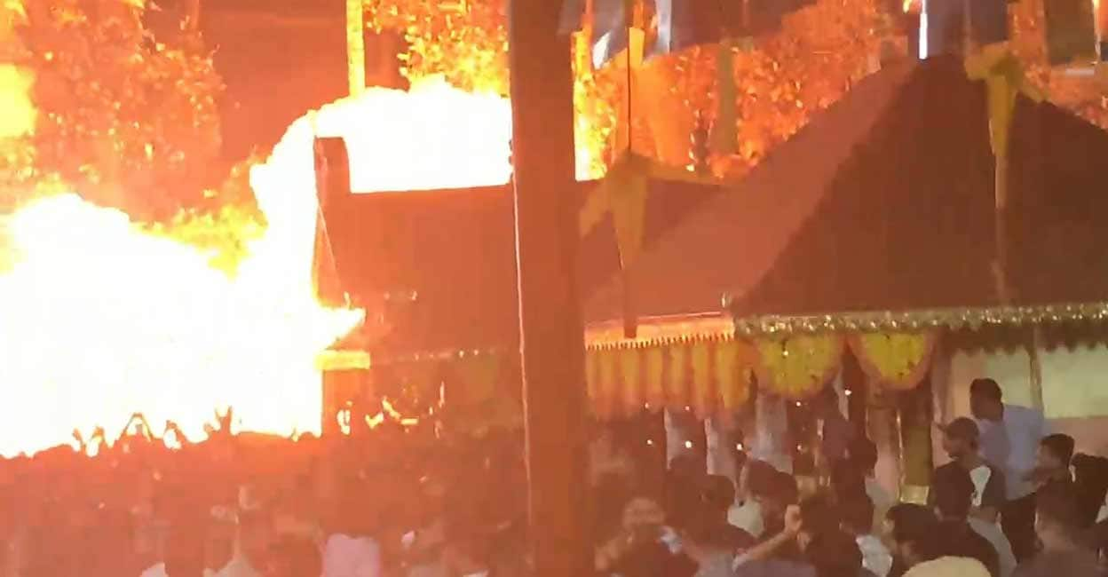 Fireworks explosion at Kerala’s Kasaragod temple