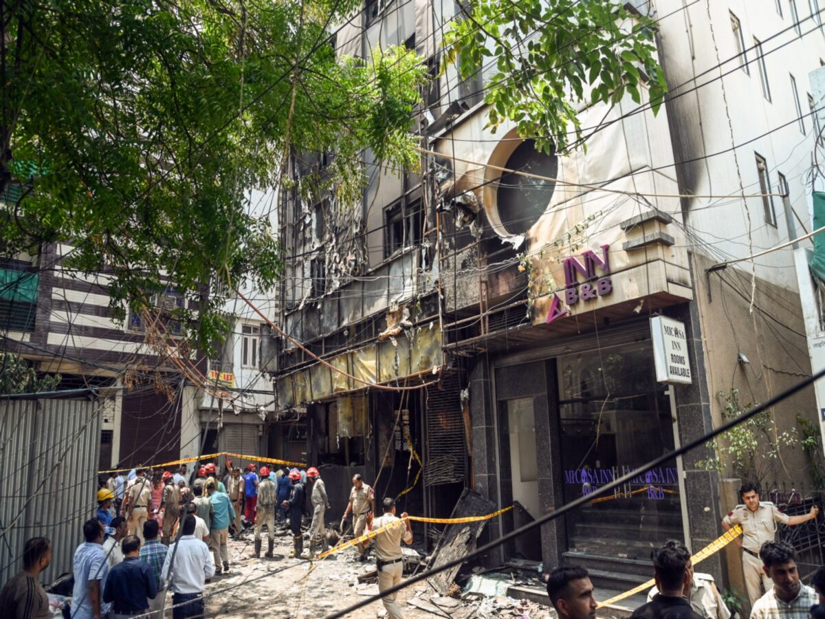 Delhi Hotel Fire