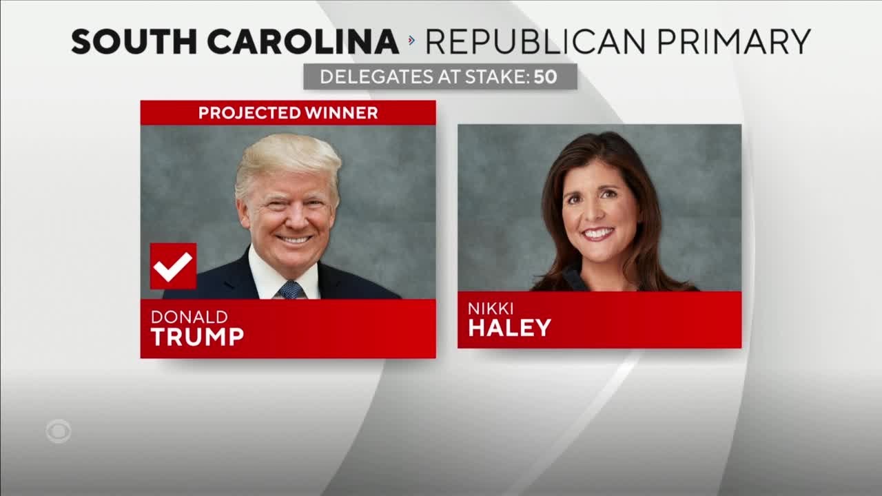 trump wins south carolina's gop primary, beats nikki haley in her home state