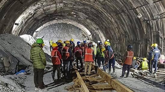 Efforts to rescue 40 workers trapped in an under-construction tunnel in Silkyara, Uttarakhand continued even on the fifth day. 