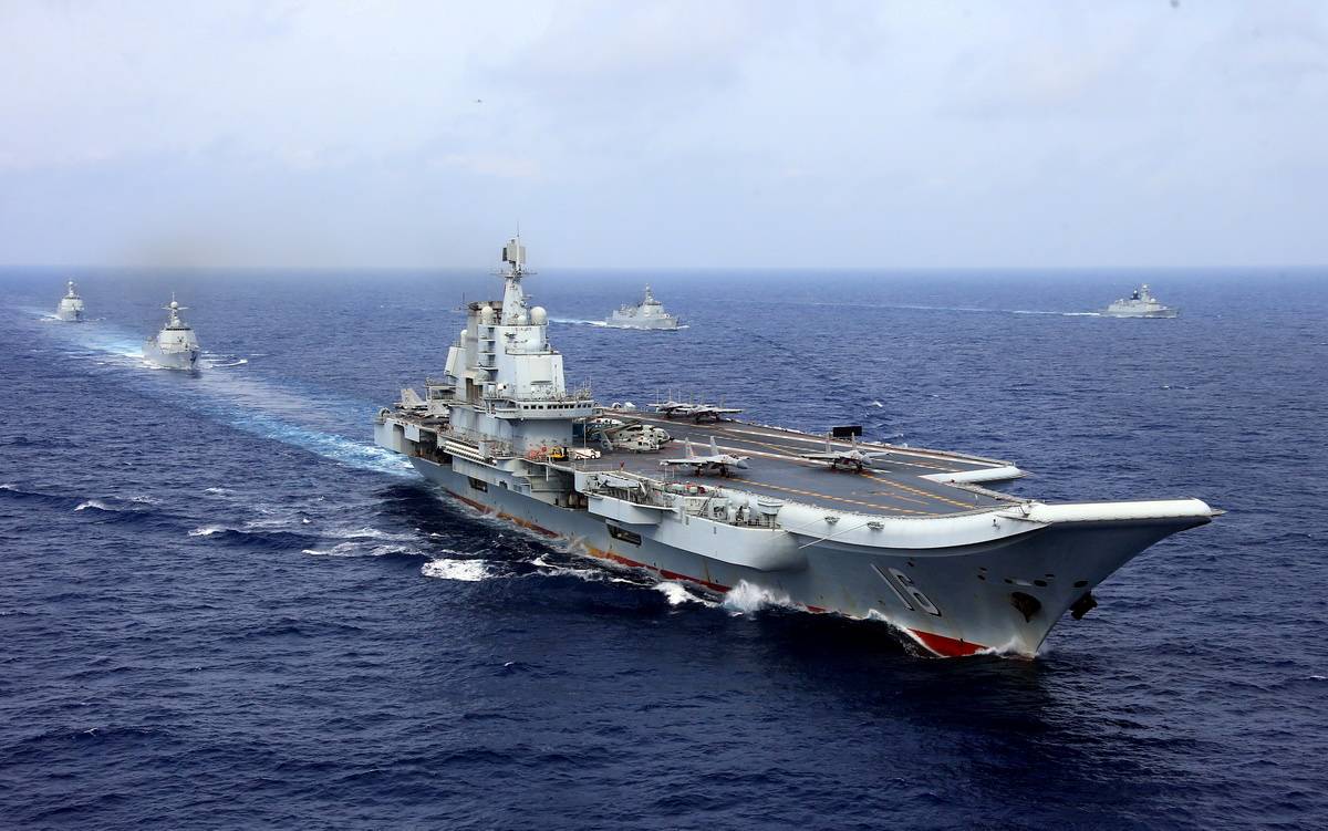 Chinese Naval Ships.