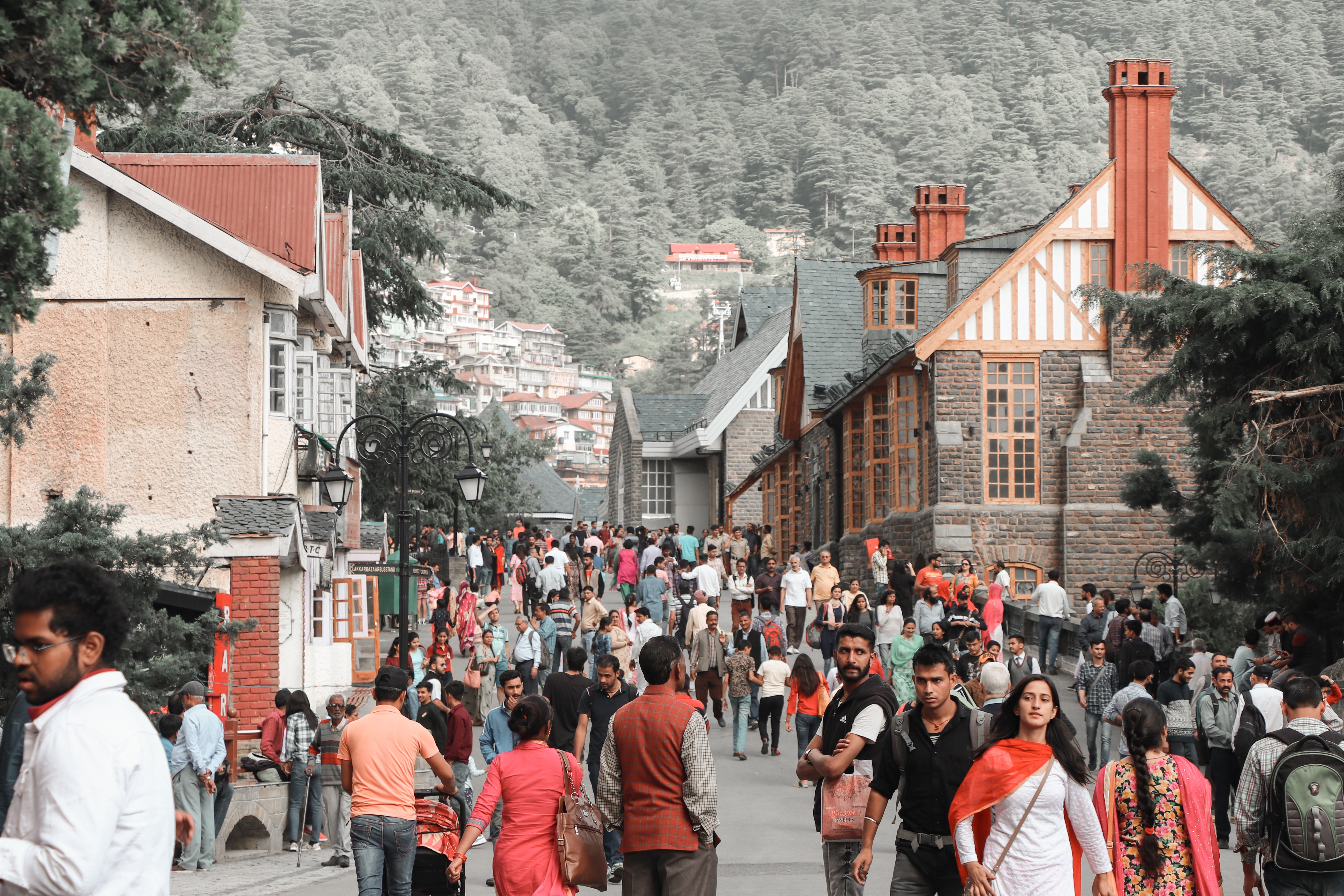 Photo: Market in Himachal hills