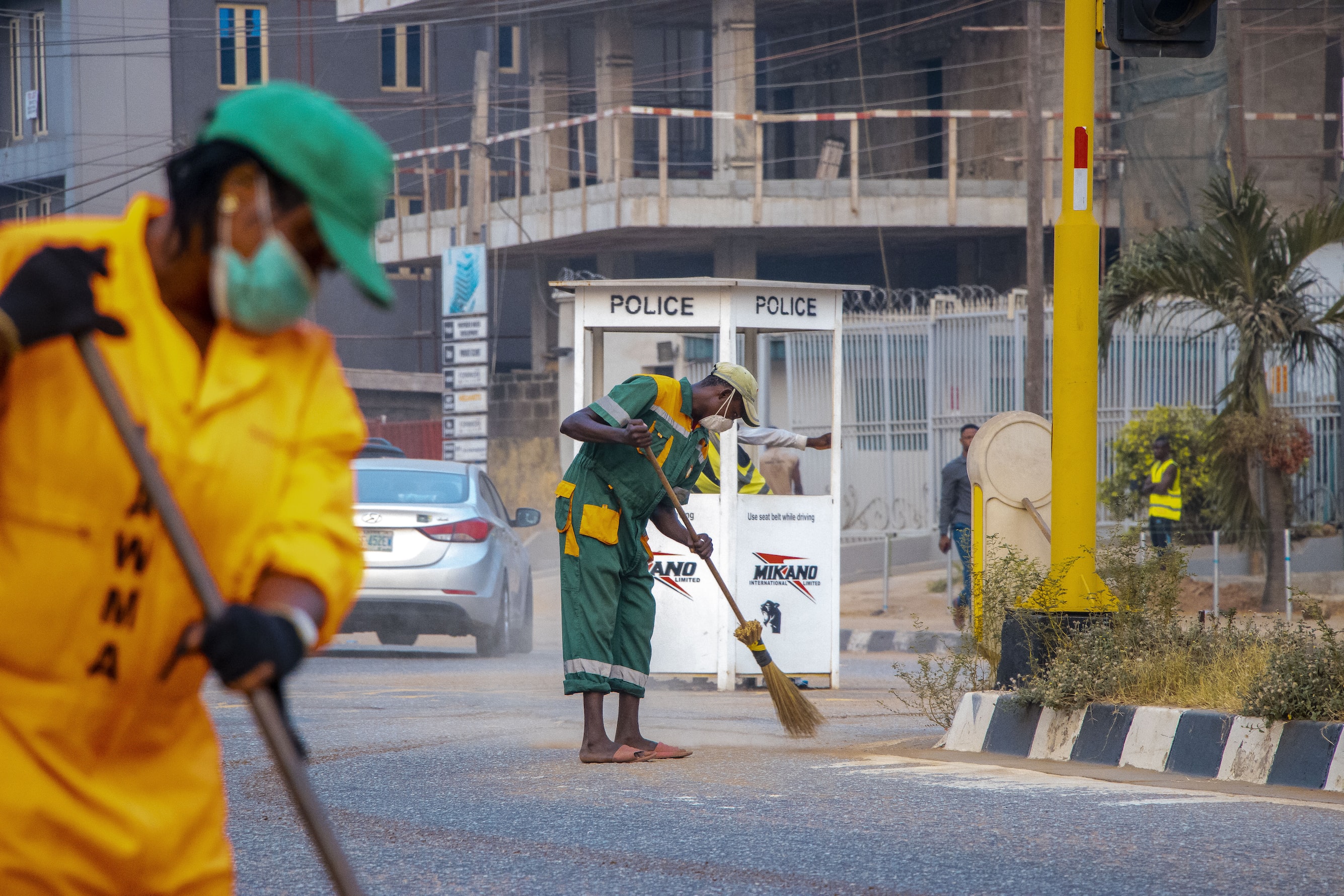 Photo: Sanitation workers