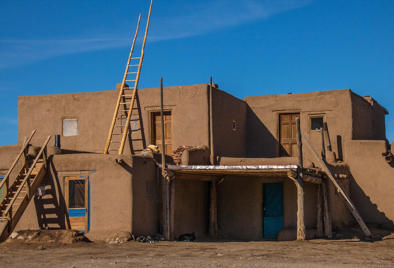 photo: pueblos in the American Southwest