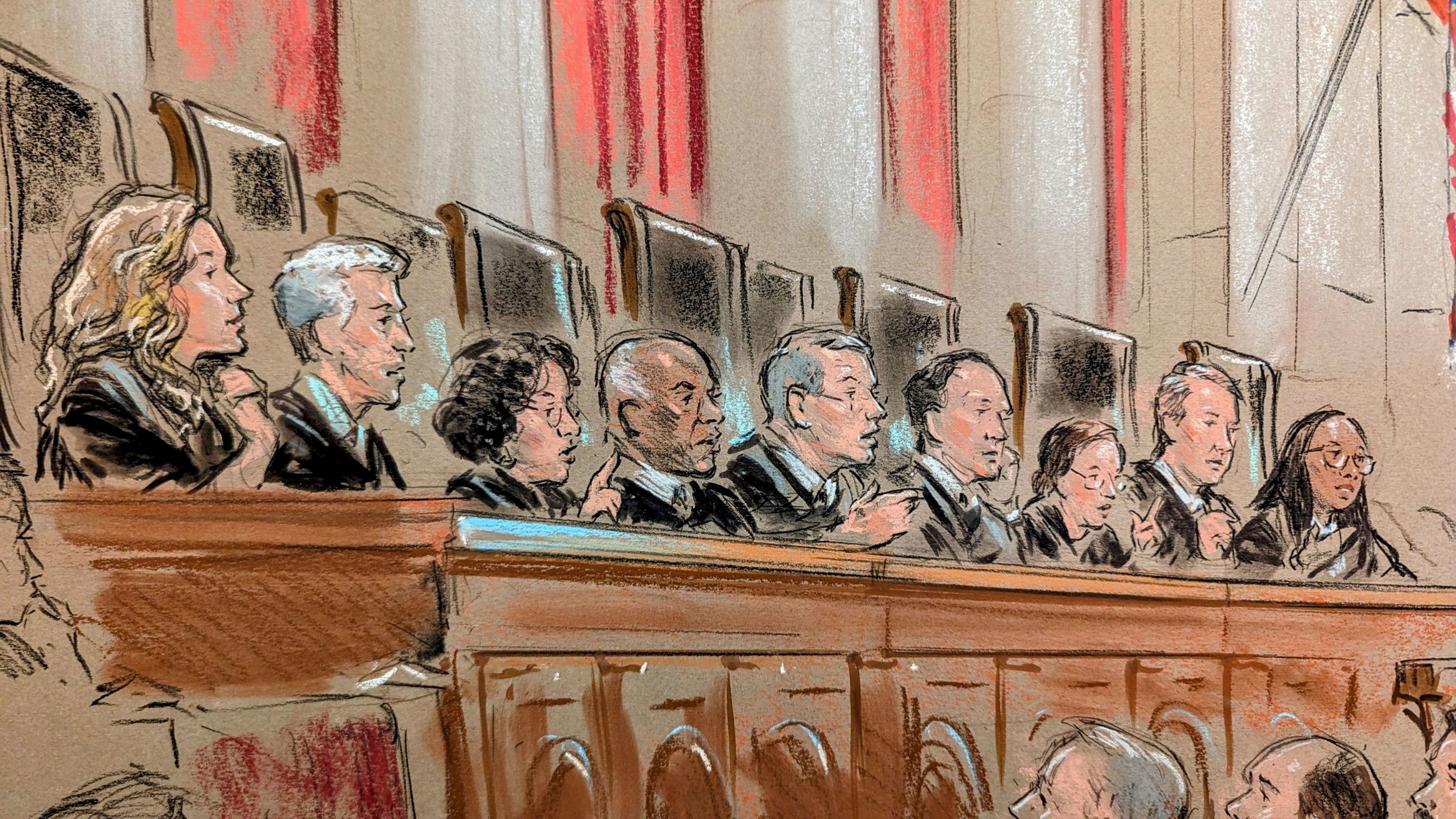 photo: US Supreme court bench 