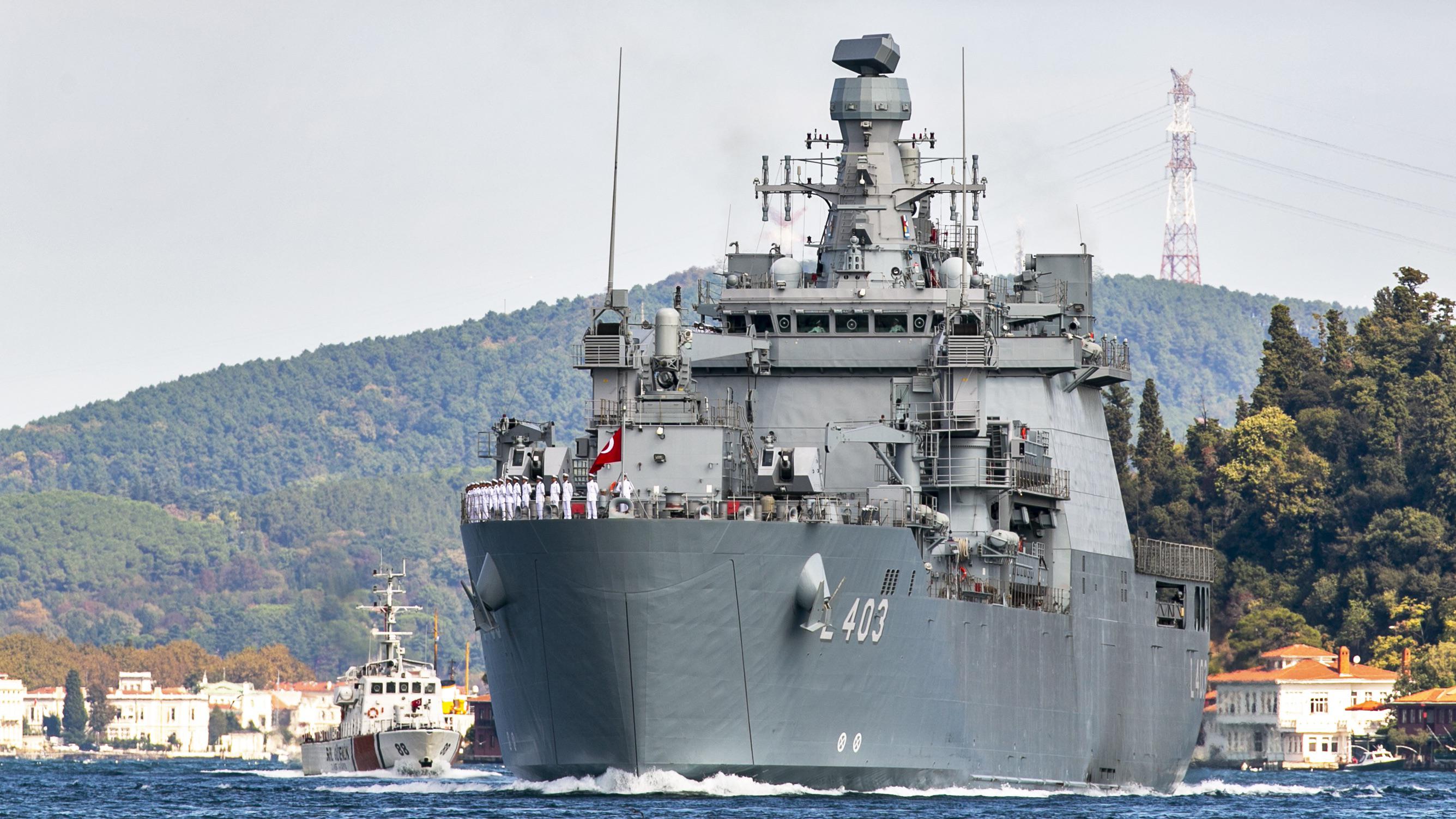 turkey warships, TCG Bayraktar and TCG Sancaktar