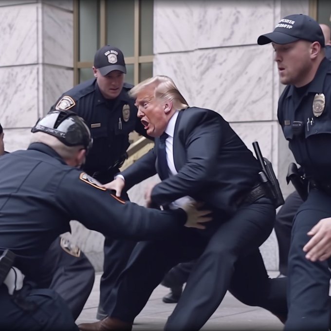 Fake Trump Arrest