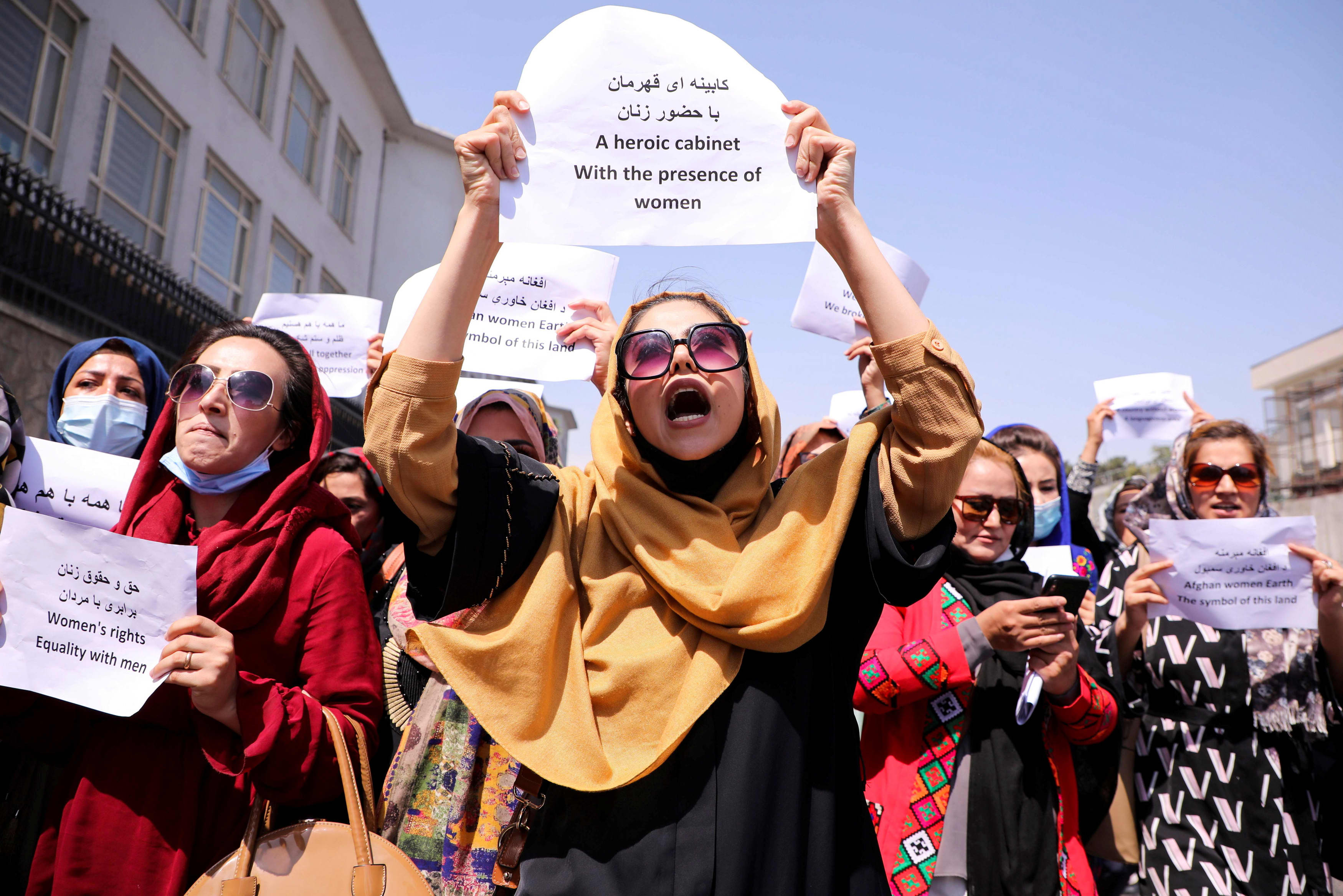 Protests over Taliban banning woman from working in NGOs