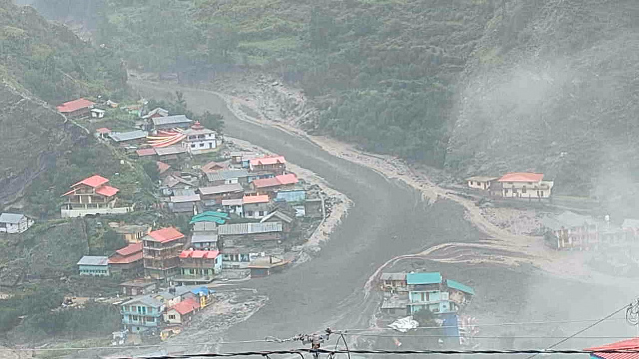 dharali cloud burst