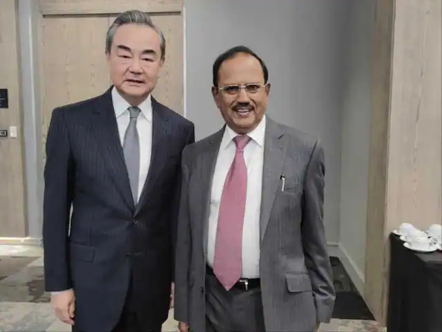 Adviser Ajit Doval and Chinese Foreign Minister Wang Yi 