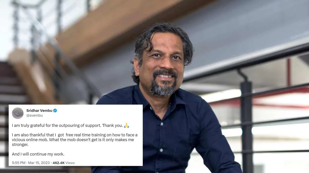 Sridhar Vembu founder and CEO of Zoho divorce from Pramila Srinivasan